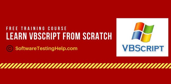 บทช่วยสอน VBScript: เรียนรู้ VBScript ตั้งแต่เริ่มต้น (บทช่วยสอนเชิงลึกกว่า 15 บท)
