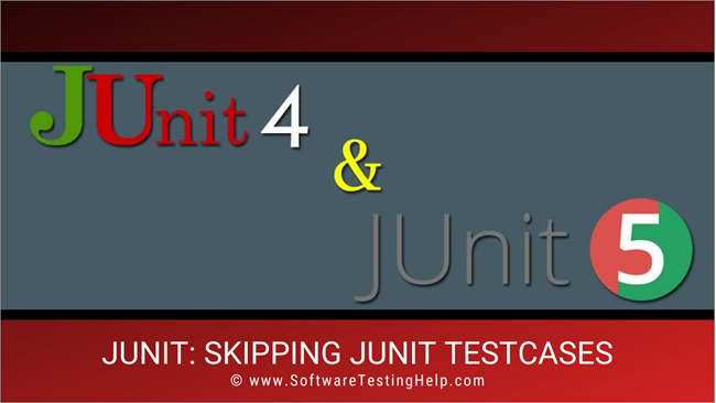 JUnit Ignore Test Cases: JUnit 4 @Ignore Vs JUnit 5 @Disabled